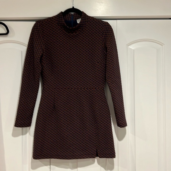 Ellejay Penelope mock neck Mini Dress size small designer textured women‎ - Picture 3 of 10